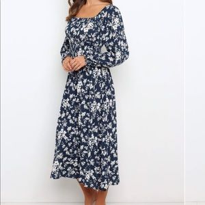 Petal+Pup blue floral Bombala dress, size 6, new!